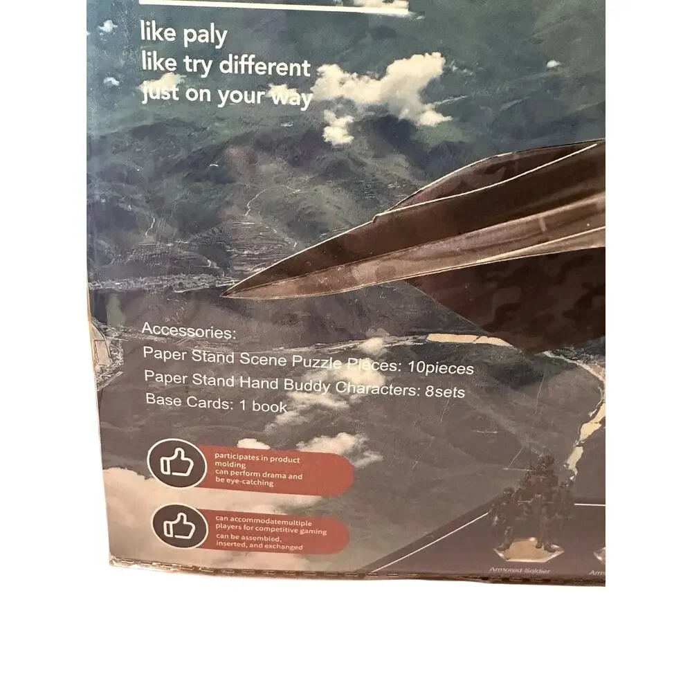 Military Enthusiasts 3 in 1 Pop Up Card, Fighter Jets 10 Pcs 8.5x10.6 Inches New
